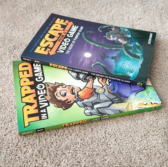 ๐ฎ Trapped in a Video Game & Escape from a Video Game Book Set โ Action-Packed - Picture 8 of 8